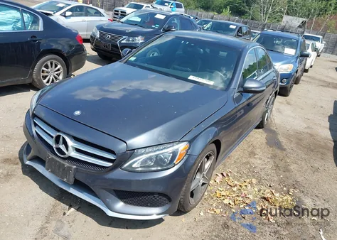 2016 Mercedes-Benz C 300 4Matic/Luxury 4Matic/Sport 4Matic from USA, damaged, VIN 55SWF4KB1GU108958